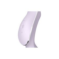 Вакуумний стимулятор з вібрацією – Satisfyer Curvy Trinity 2 Violet – 11 рівнів вакууму, 12 варіантів вібрації