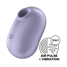 Вакуумний стимулятор з вібрацією – Satisfyer Pro To Go 2 Violet – 12 режимів вібрації + 11 вакуумної стимуляції