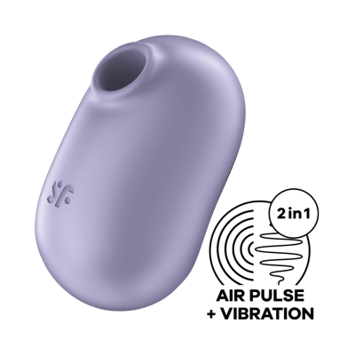 Вакуумний стимулятор з вібрацією – Satisfyer Pro To Go 2 Violet – 12 режимів вібрації + 11 вакуумної стимуляції
