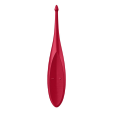 Вібратор для клітора – Satisfyer Twirling Fun Poppy Red – 5 рівнів інтенсивності, 7 ритмічних малюнків, водозахист