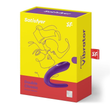 Вібратор для пар Satisfyer Double Classic – з одним моторчиком, 10 режимів вібрацій, водонепроникний