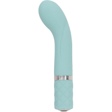 Вібратор для точки G – Pillow Talk Racy Teal з кристалом Swarovski – гнучкий корпус,подарункова упаковка