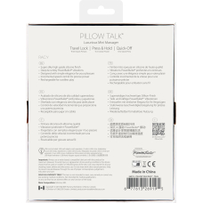 Вібратор для точки G – Pillow Talk Racy Teal з кристалом Swarovski – гнучкий корпус,подарункова упаковка