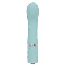 Вібратор для точки G – Pillow Talk Racy Teal з кристалом Swarovski – гнучкий корпус,подарункова упаковка