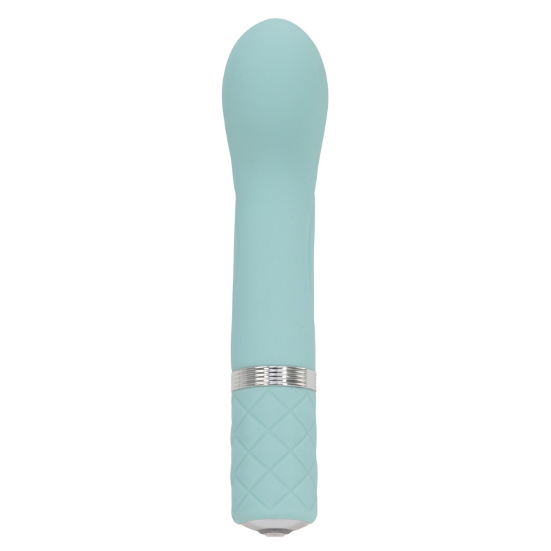 Вібратор для точки G – Pillow Talk Racy Teal з кристалом Swarovski – гнучкий корпус,подарункова упаковка