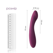 Вибратор для точки G – Svakom Amy 2 Violet – интеллектуальный режим, 5 вибраций + 5 уровней интенсивности