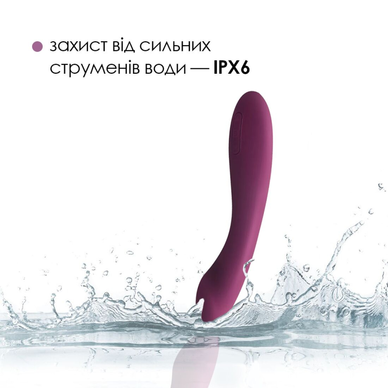 Вибратор для точки G – Svakom Amy 2 Violet – интеллектуальный режим, 5 вибраций + 5 уровней интенсивности