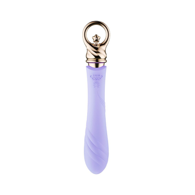 Вибратор для точки G с подогревом до 42° – Zalo Sweet Magic Courage Fantasy Violet – 8 режимов вибрации