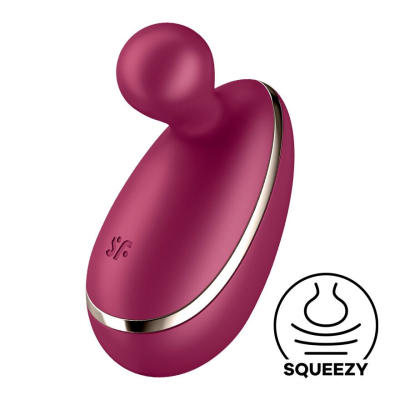 Вибратор для внешней стимуляции – Satisfyer Spot On 1 Berry – гибкий отросток, 12 виброрежимов