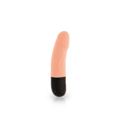 Вібратор Dorcel Real Vibration S Flesh – 7 режимів вібрації, загальна довжина 16 см, медичний силікон