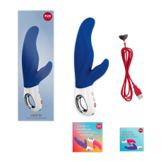 Вібратор-кролик для точки A – Fun Factory LADY BI Ultramarine – 6 швидкостей + 6 режимів
