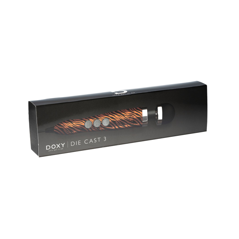 Вибратор микрофон – DOXY Die Cast 3 TIGER – металлический корпус, вибро-пульсации с изменяемой интенсивностью