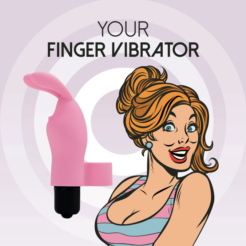 Вібратор на палець – FeelzToys Magic Finger Pink – розкішний силікон, потужний мотор