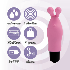 Вібратор на палець – FeelzToys Magic Finger Pink – розкішний силікон, потужний мотор