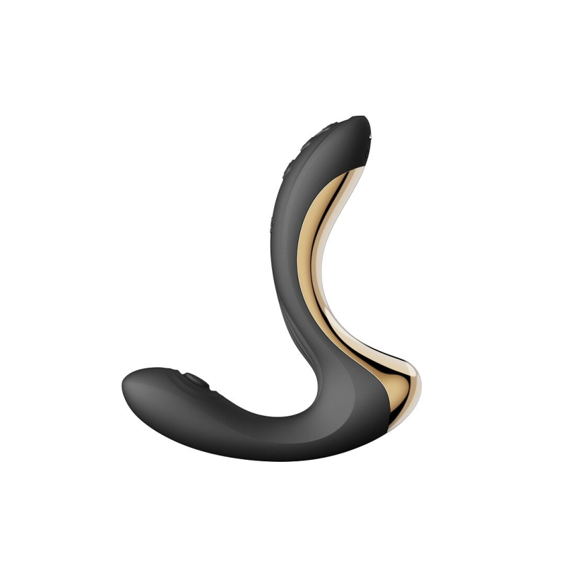 Вібратор-пульсатор з вакуумною насадкою Zalo 2в1 – Talis G-Spot PulseWave Vibrator Obsidian Black