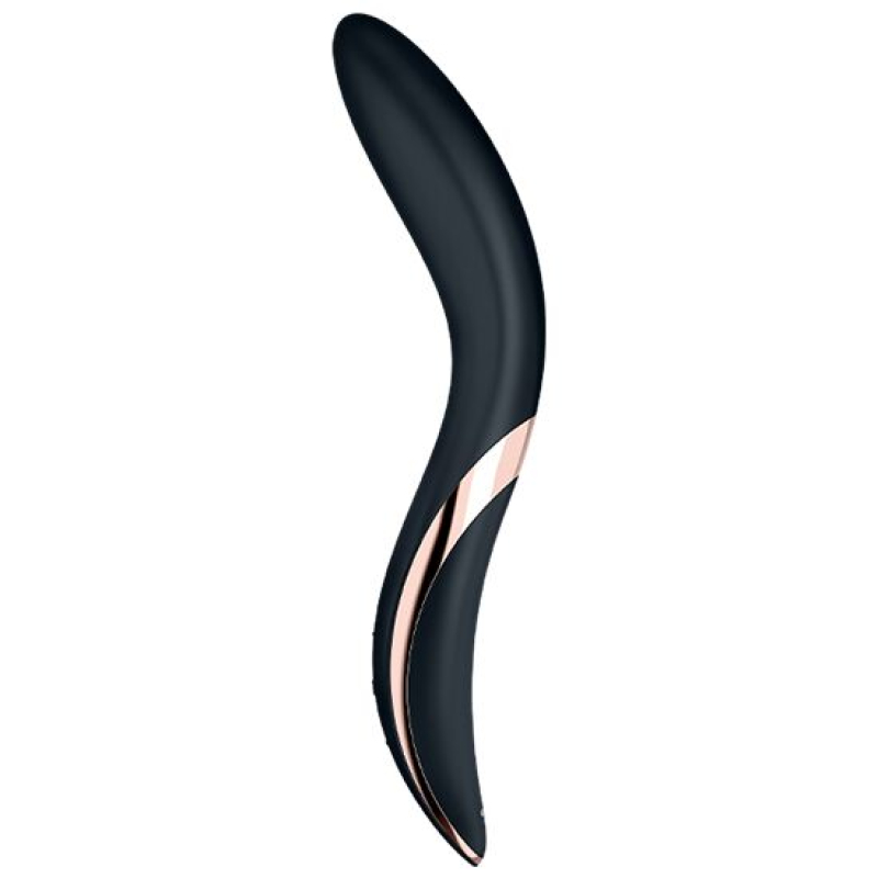 Вібратор з перлинною стимуляцією точки G – Satisfyer Rrrolling Explosion Black – 12 вібро-режимів, 7 швидкостей
