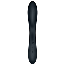 Вибратор с перлинной стимуляцией точки G – Satisfyer Rrrolling Explosion Black – 12 вибро-режимов, 7 скоростей
