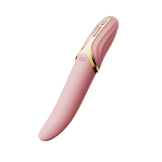 Вибратор с ротацией и подогревом до 39°C – Zalo EVE Sakura Pink – имитация язычка, гибкий ствол, 2 мотора
