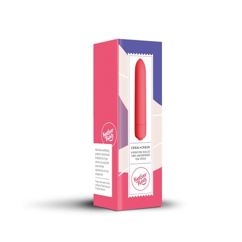 Віброкуля – SugarBoo Coral Crush – 10 рівнів інтенсивності, ефективна точкова стимуляція, захист від води IPX7