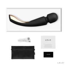 Вібромасажер середнього розміру – LELO Smart Wand 2 Medium Black – 10 унікальних режимів