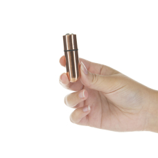 Вібропуля – PowerBullet First-Class Bullet Rose Gold – чохол-брелок, дорожній замок, 9 режимів вібрації