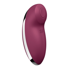 Вібростимулятор-пульсатор – Satisfyer Tap & Climax 2 Red з ефектом постукування пальцем