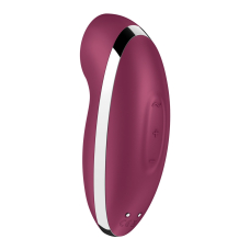 Вібростимулятор-пульсатор – Satisfyer Tap & Climax 2 Red з ефектом постукування пальцем