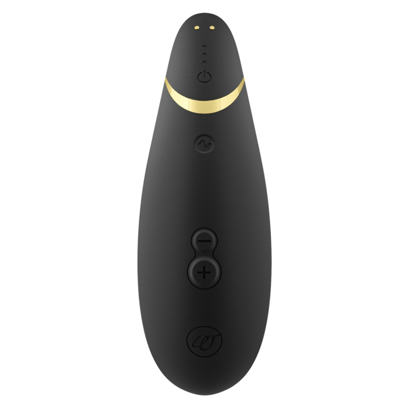 Womanizer Premium 2 Black – Вакуумний кліторальний стимулятор з функціями Autopilot, Smart Silence