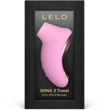 Звуковий стимулятор клітора – LELO SONA 2 Travel Pink – вакуумна стимуляція звуковими хвилями