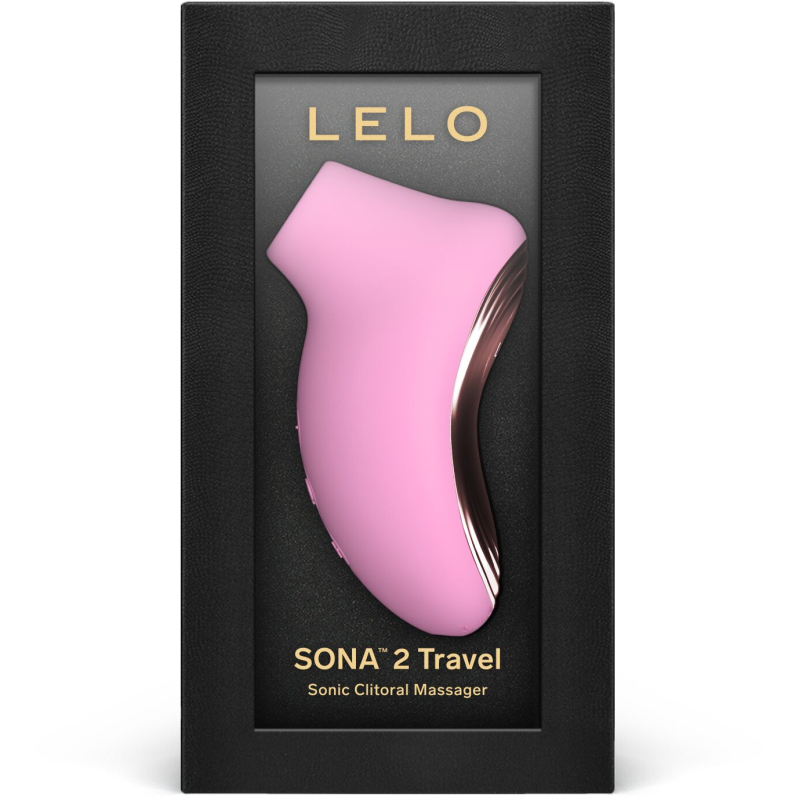 Звуковий стимулятор клітора – LELO SONA 2 Travel Pink – вакуумна стимуляція звуковими хвилями