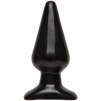 Анальная пробка Doc Johnson Smooth Classic Large - Black, макс. диаметр 5.7 см