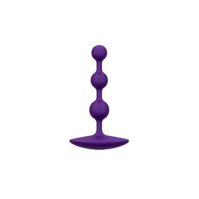 Анальное ожерелье Romp Amp Dark Purple, силикон, макс. диаметр 2.6 см