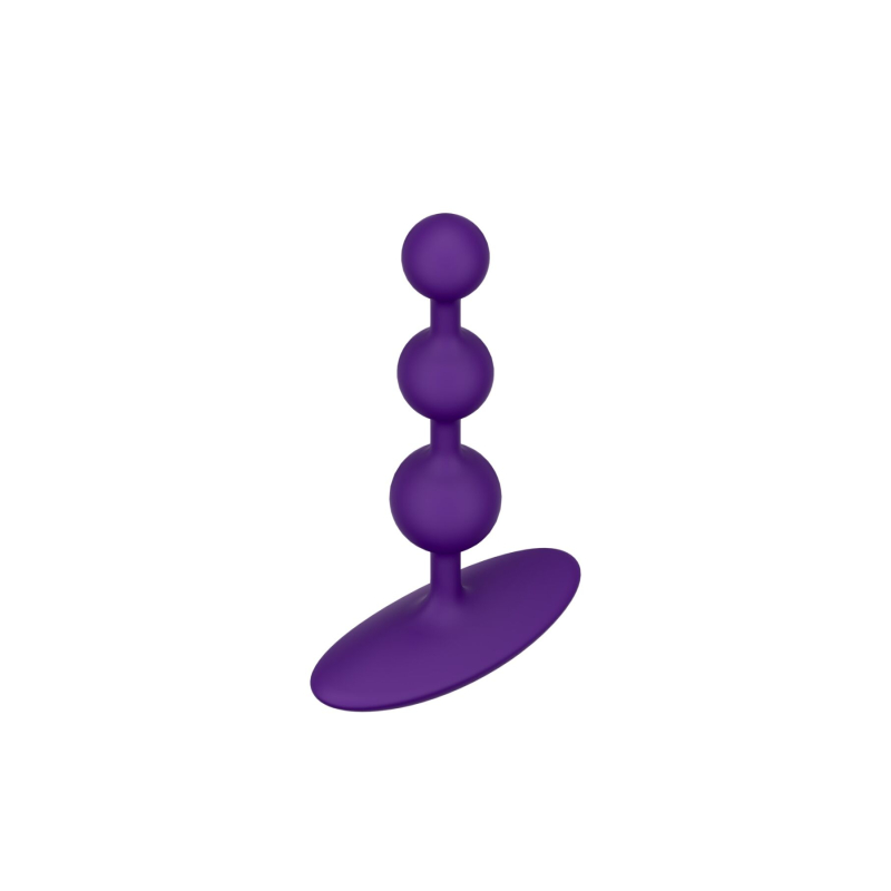Анальное ожерелье Romp Amp Dark Purple, силикон, макс. диаметр 2.6 см