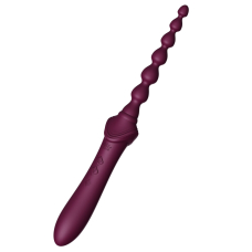 Багатофункціональний вібратор – Zalo Bess 2 Velvet Purple – 4 змінні насадки, нагрівання до 42°, точковий вібратор