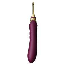 Багатофункціональний вібратор – Zalo Bess 2 Velvet Purple – 4 змінні насадки, нагрівання до 42°, точковий вібратор