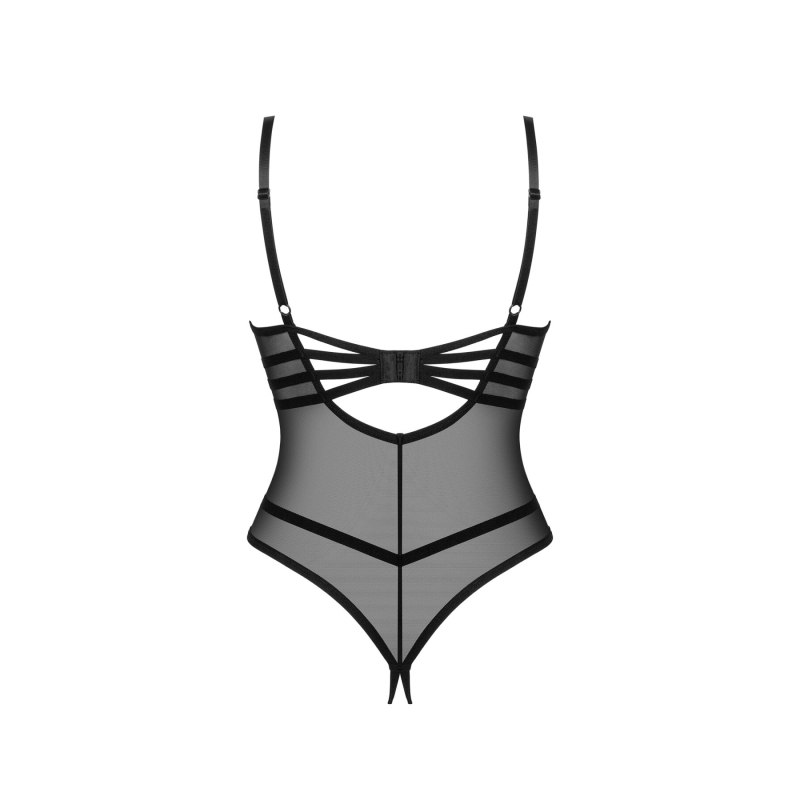 Боді Obsessive Roxelia crotchless teddy XS/S
