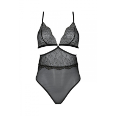Боді Passion AMBERLY BODY Чорний, L/XL, відкрита спина, низ стрінги