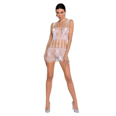 Бодістокінг мінісукня з метеликами Passion BS090 One Size білий