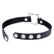 Чокер Master Series Kinky Kitty Ring Slim Choker – Чорний колір