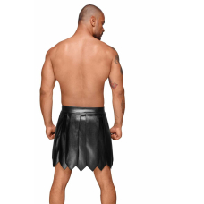 Чоловіча спідниця гладіатора Noir Handmade H053 Eco leather men's gladiator skirt – XL