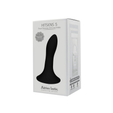 Дилдо з присоскою Adrien Lastic Hitsens 5 Black, довжина 13 см, діам. 2.4 см, підходить для страпона