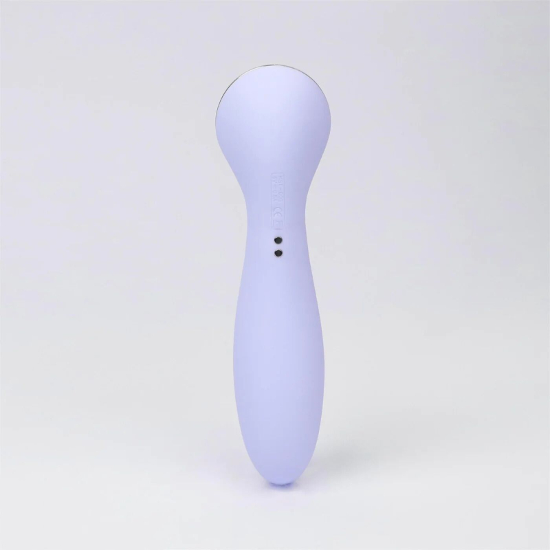 Двосторонній вакуумний вібратор – KISTOY Polly Plus Purple – підігрів, 5 режимів всмоктування + 10 вібрації