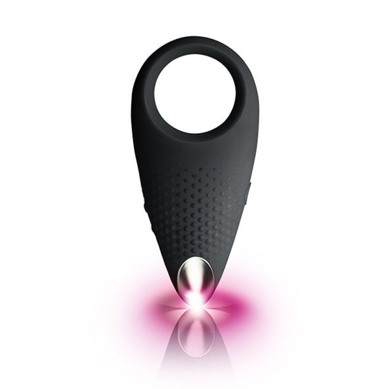 Виброкольцо с вибрацией Rocks Off Empower Black