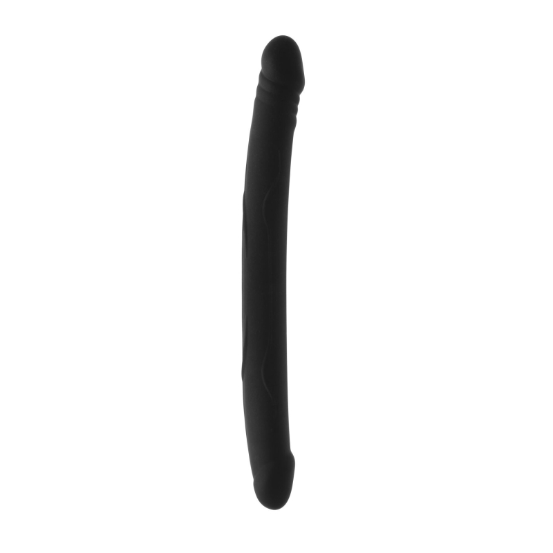 Большой двусторонний фаллоимитатор Dorcel Real Double Do Black, длина 42 см, диам. 4 см