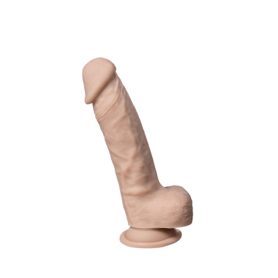 Фаллоимитатор на присоске SilexD Vetus Real Skin Flesh MODEL 1 – длина 20.3 см, диам. 4.1 см