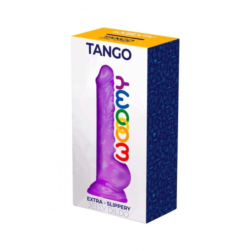 Дилдо Woomoy Tango, з присоскою, довжина 18 см, діам. 3.2 см