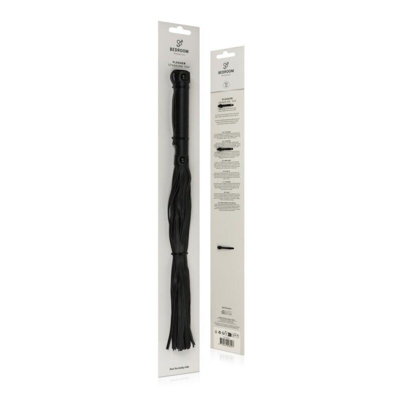 Флогер Bedroom Fantasies: Faux Leather Flogger, черный
