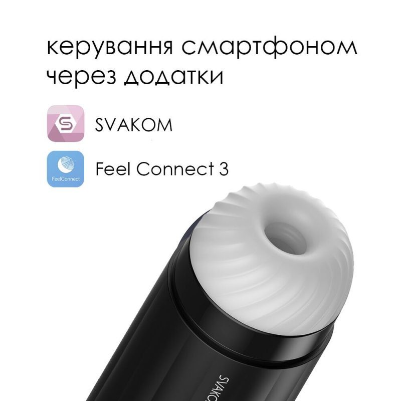Интерактивный смарт-мастурбатор с вибрацией и сосанием Svakom Sam Neo