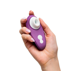 Кліторальний вакуумний стимулятор – Womanizer Liberty 2 Purple – 8 режимів, магнітна кришечка, New version