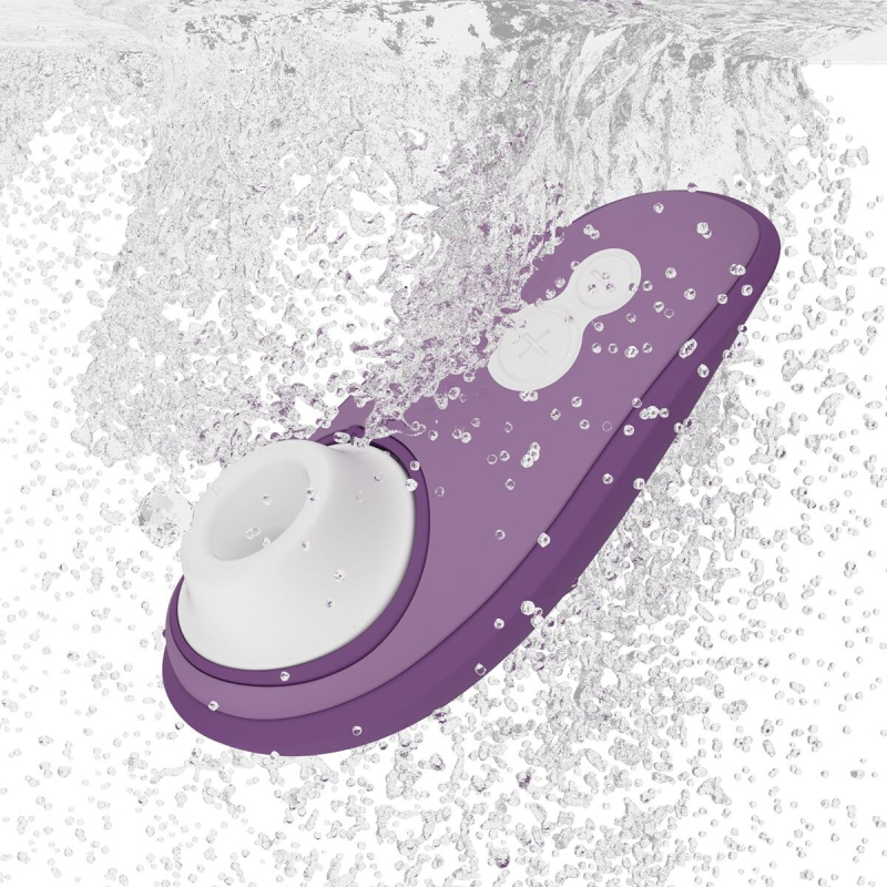 Кліторальний вакуумний стимулятор – Womanizer Liberty 2 Purple – 8 режимів, магнітна кришечка, New version